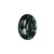 Authentic Black with Grey Burma Jade Ring  - US 11