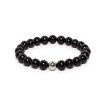 The Solitaire Bracelet with Black Fei Cui Jade