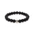 The Solitaire Bracelet with Black Fei Cui Jade