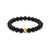 The Solitaire Bracelet with Black Fei Cui Jade