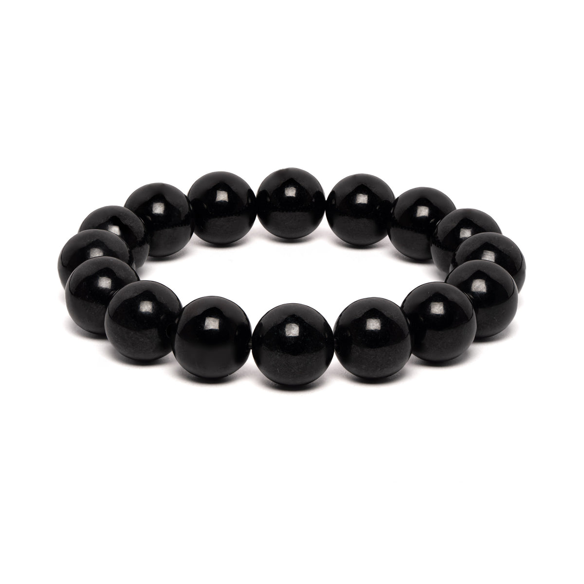 The Classic Bracelet with Black Fei Cui Jade