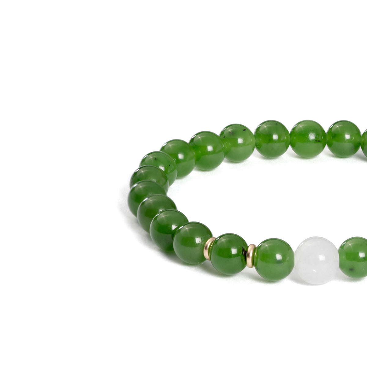 Chakra Glow Jade Bracelet with Burmese Jade