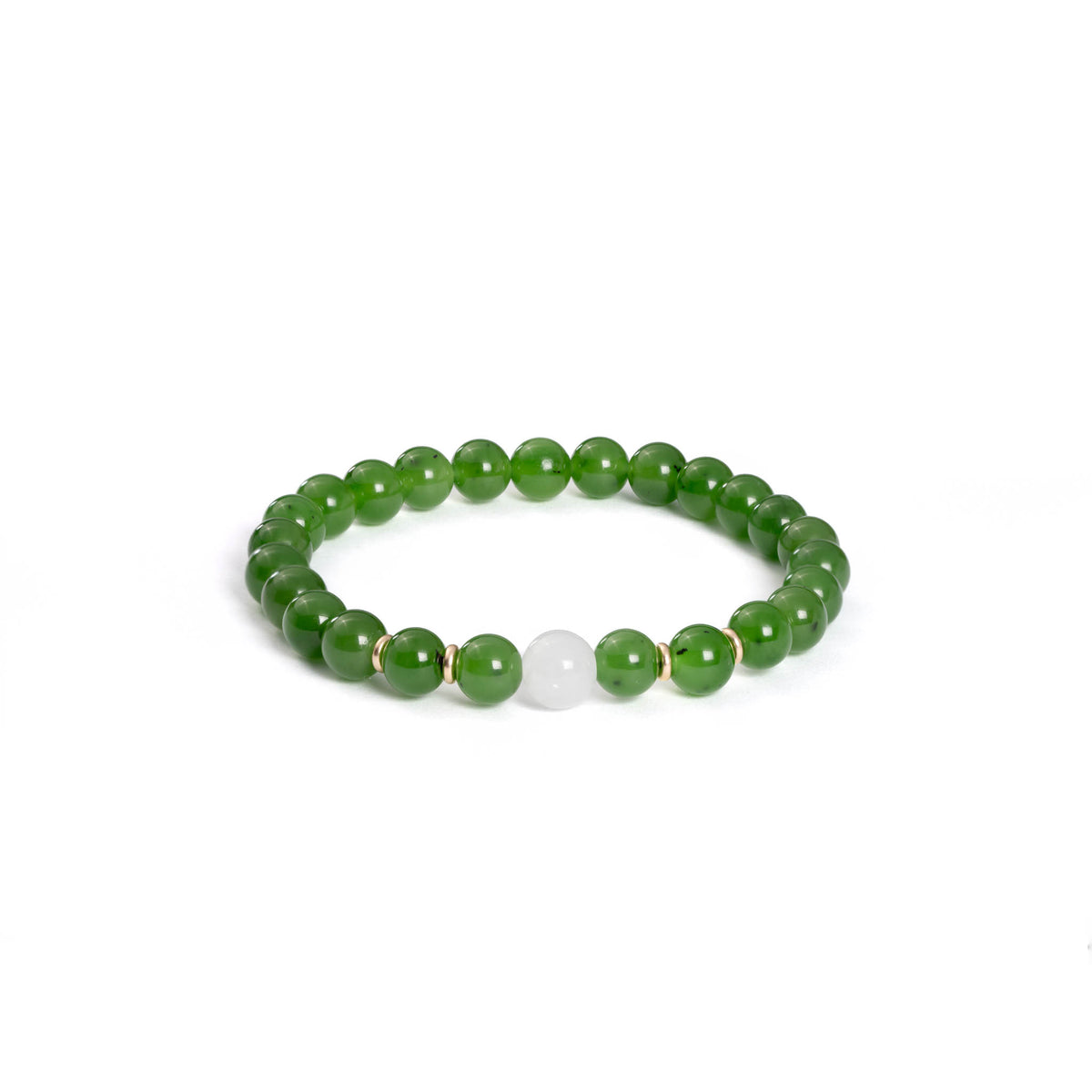 Chakra Glow Jade Bracelet with Burmese Jade