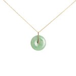 Classic Jade Disc - Sleek Teardrop