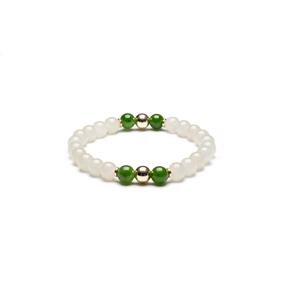 Eternal Soul White Jade Bracelet