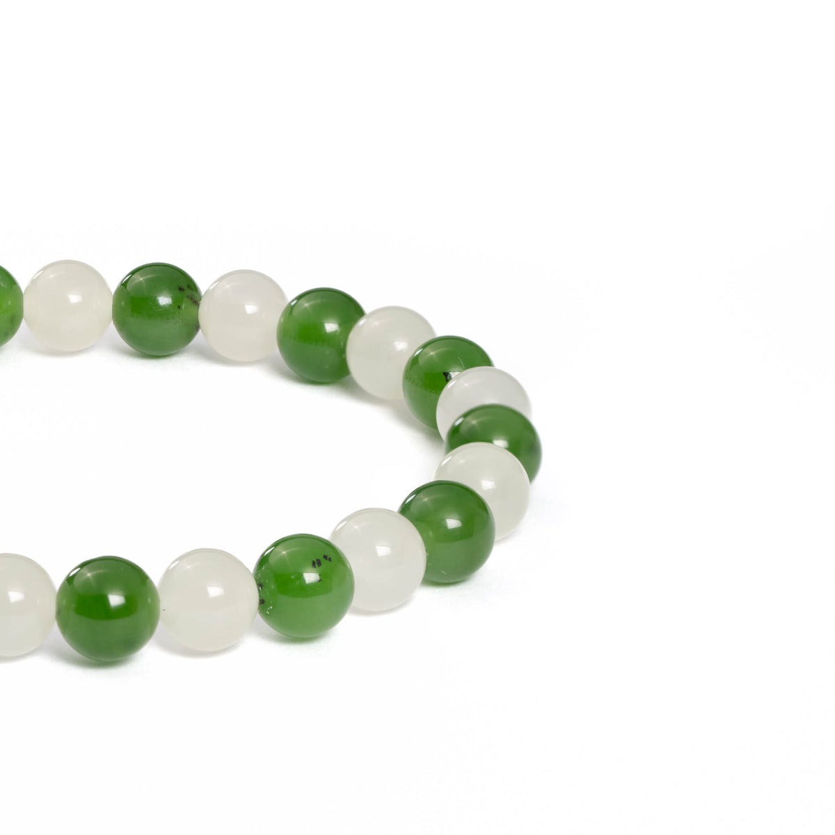 Ethereal Harmony Nephrite Jade Bracelet