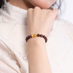 The Fortune Pixiu Bracelet with Garnet