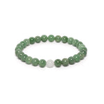 The Solitaire Bracelet with Misty Green Burmese Jadeite Jade