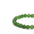 Green Nephrite Jade Bead Bracelet - 6mm