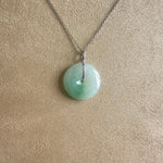 Kandy Disc Classic Jade Pendant - Green