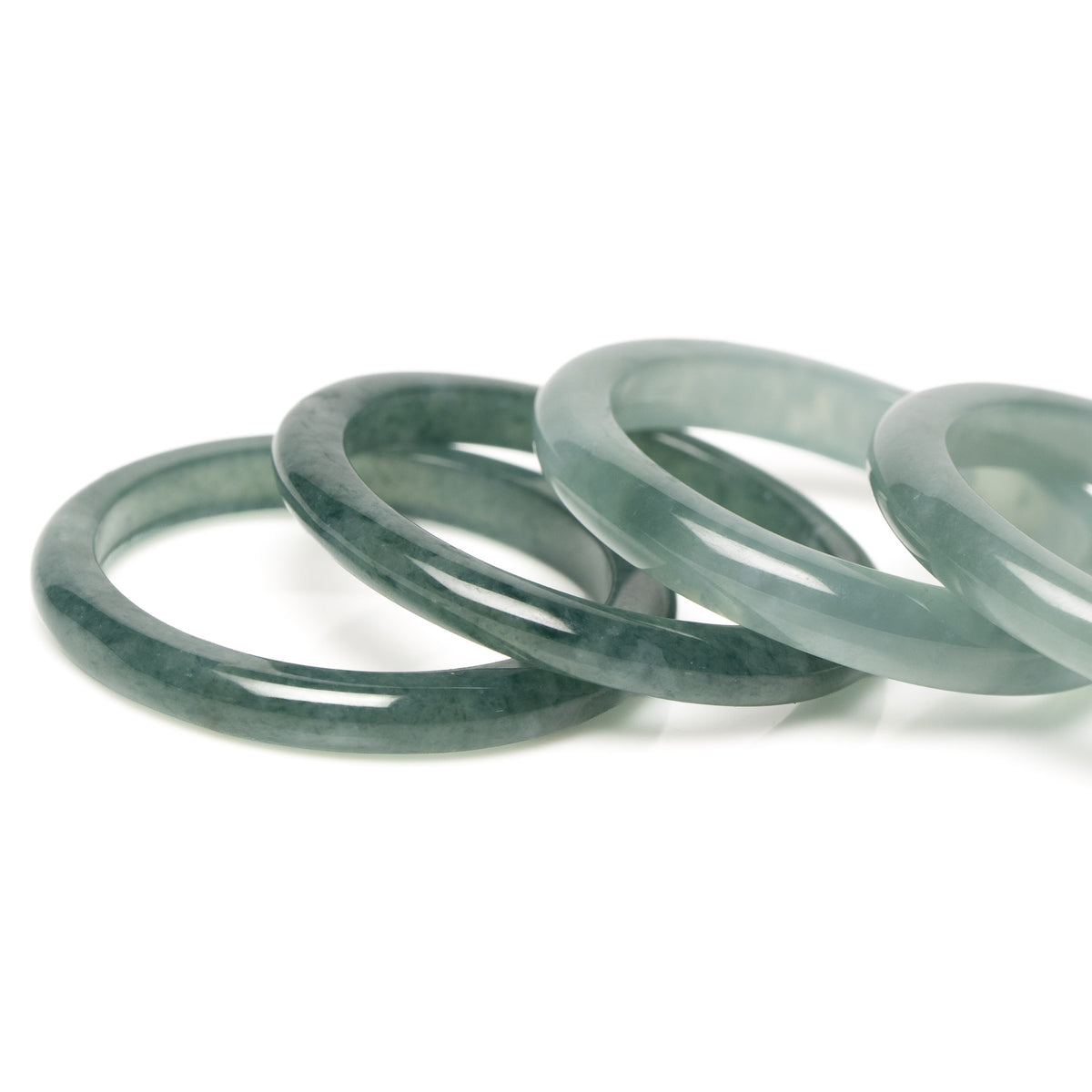 Ideali Dainty Green Jadeite Jade Ring