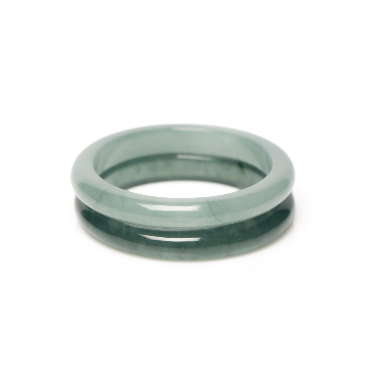 Ideali Dainty Green Jadeite Jade Ring