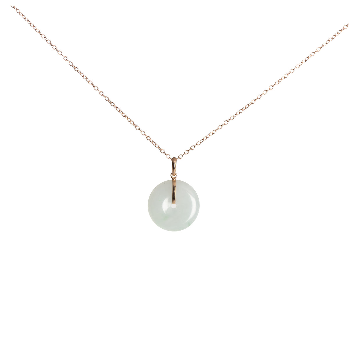 Kandy Disc Classic Jade Pendant - Green