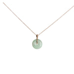 Kandy Donut Classic Jade Pendant - Green