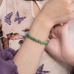 The Classic Bracelet with Misty Green Burmese Jadeite Jade