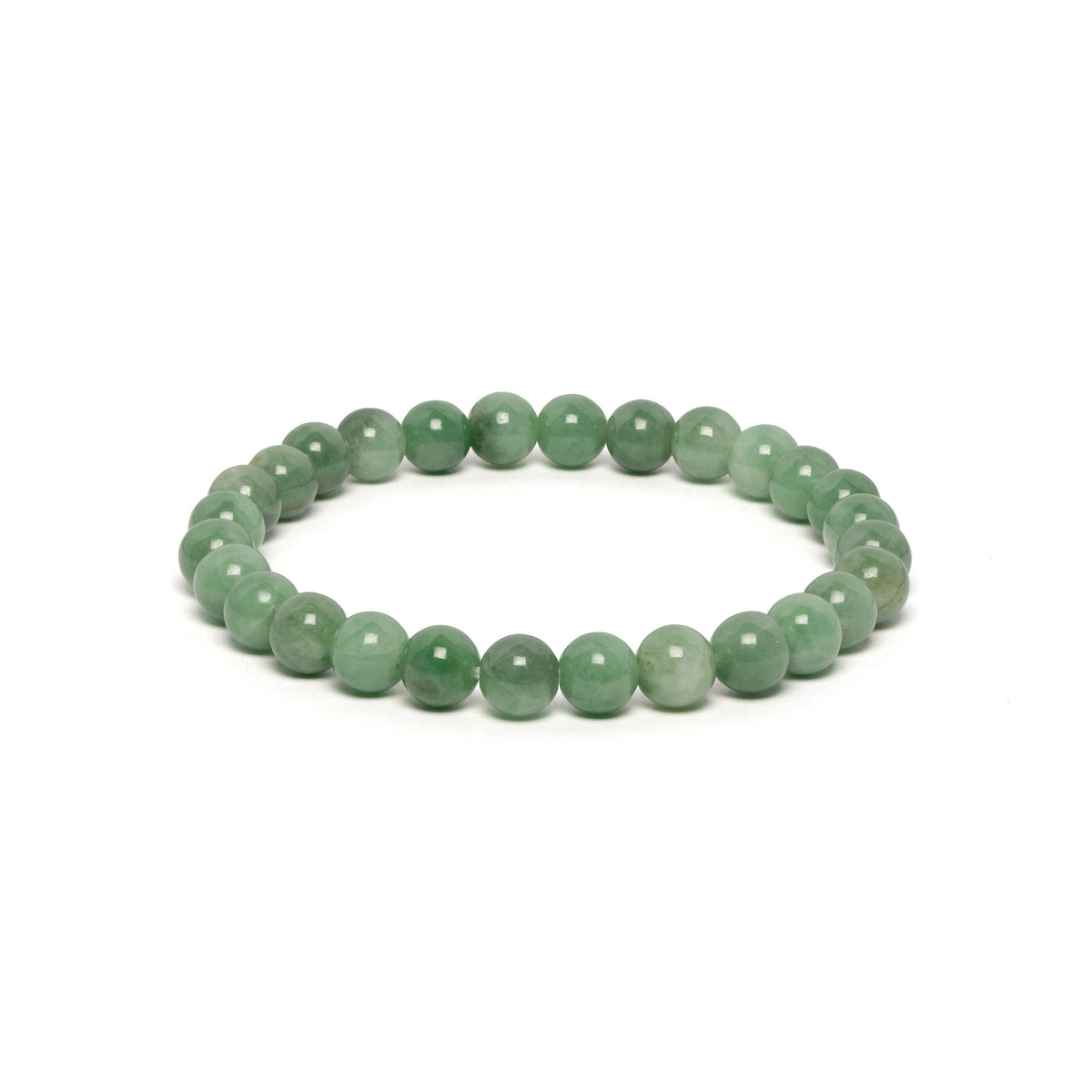 The Classic Bracelet with Misty Green Burmese Jadeite
