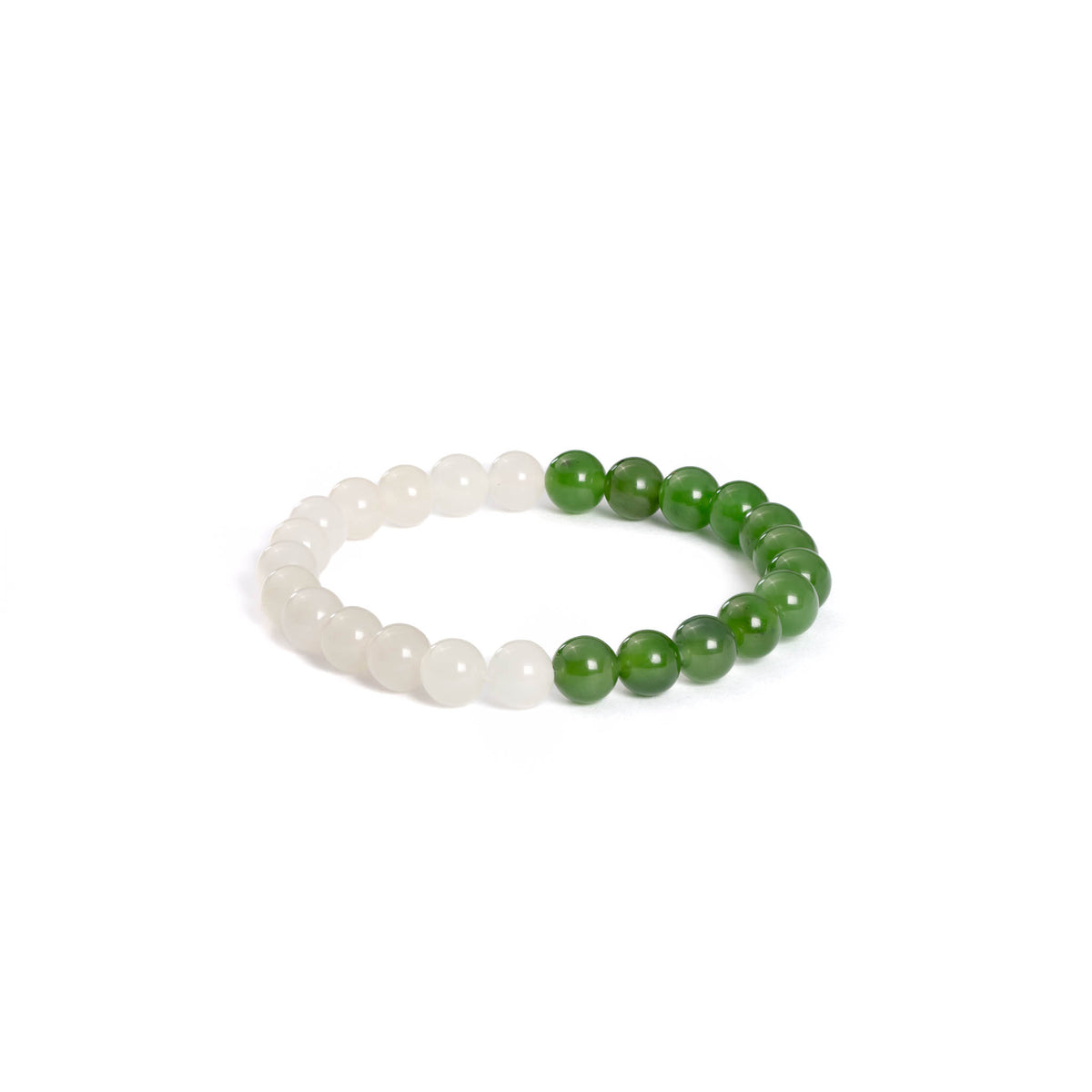 Sacred Balance Jade Bracelet with Natural Nephrite