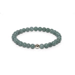 The Solitaire Bracelet with Sea Green Guatemalan Jadeite