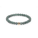 The Solitaire Bracelet with Sea Green Guatemalan Jadeite