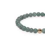 The Solitaire Bracelet with Sea Green Jadeite Jade