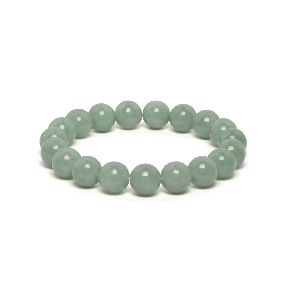 The Classic Bracelet with Spring Green Jadeite Jade