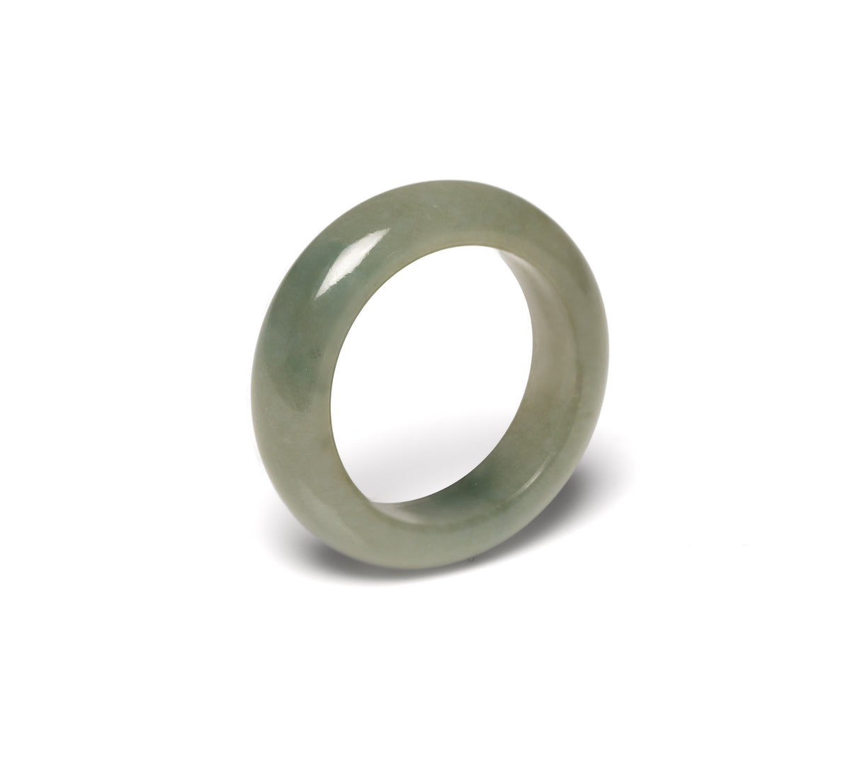 Tranquiliti Ring In Burmese Jade