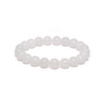 The Classic Bracelet with White Burmese Jadeite Jade