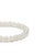 White Hetian Jade Bead Bracelet - 6mm