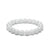 White Jadeite Jade Bead Bracelet - 10mm