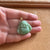 Green Laughing Buddha Jadeite Jade Pendant