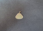 Petite Bluish Lavender Laughing Buddha Jade Pendant