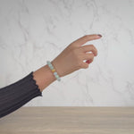 Jadeite Trilogy Bracelet with Natural Burmese Jade