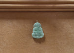 Light Green GuanYin Jadeite Jade Pendant with Diamonds