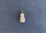 Sereniti GuanYin Jadeite Jade Necklace with 18ct Gold - Small