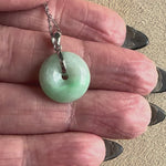 Kandy Donut Classic Jade Pendant - Green