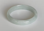 Real Grade A Pale Green Burma Jade Bracelet - 57mm Half Moon