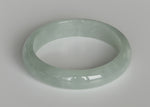 Certified Grade A Green Burmese Jade Bangle Bracelet - 58mm Half Moon