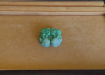 Green Jadeite Jade Pixiu Pendant Pair