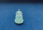 Large Icy GuanYin Jadeite Jade Pendant
