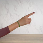 Tranquil Spirit Hetian Jade Bead Bracelet