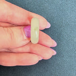 Authentic White Burma Jade Ring- US 7