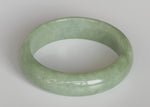 Genuine Grade A Green Jade Bracelet - 59mm Half Moon