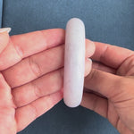 Genuine Grade A Lavender Burma Jade Bracelet - 55mm Half Moon