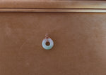 Birdie Jade Donut Pendant in 18K Rose Gold