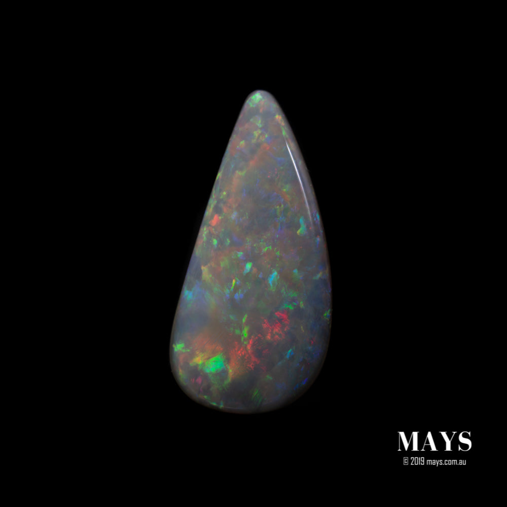 3.81ct Australian Opal Teardrop Shape Cabochon - MAYS