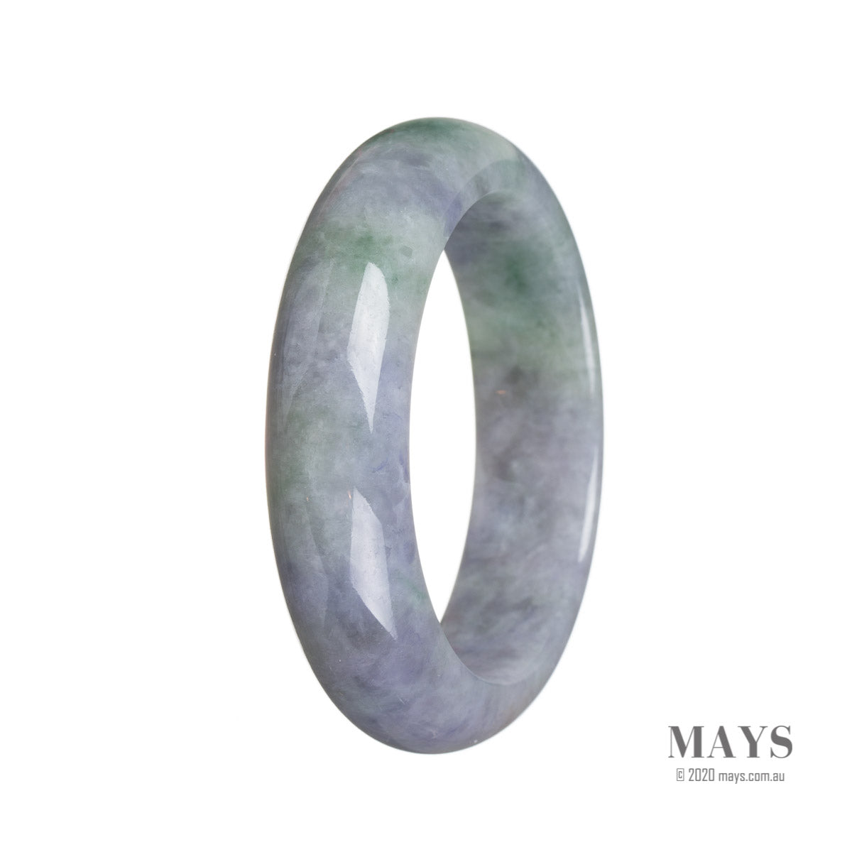 55mm Grade A Jadeite Jade Bangle - MAYS