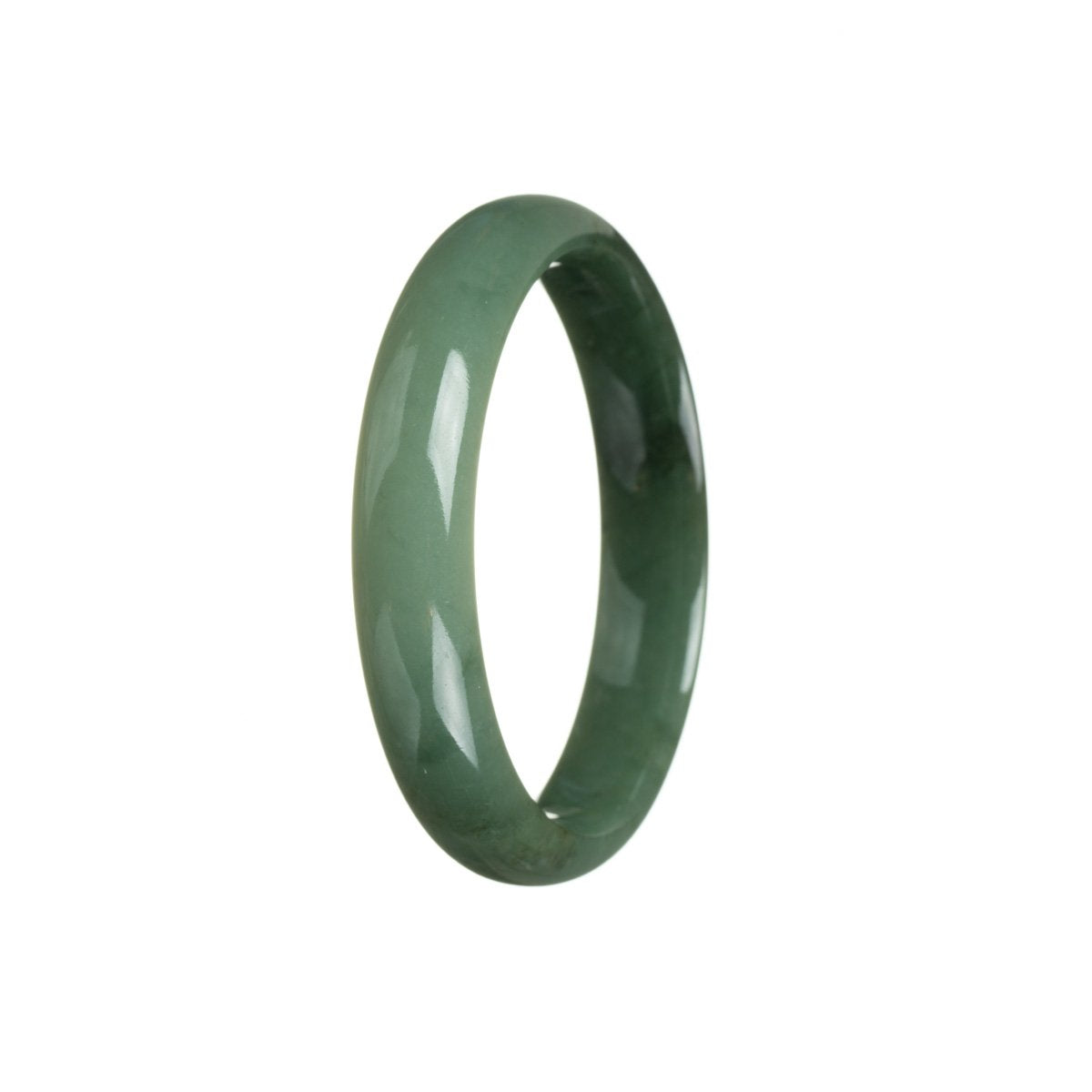 55mm Grade A Jadeite Jade Bangle - MAYS