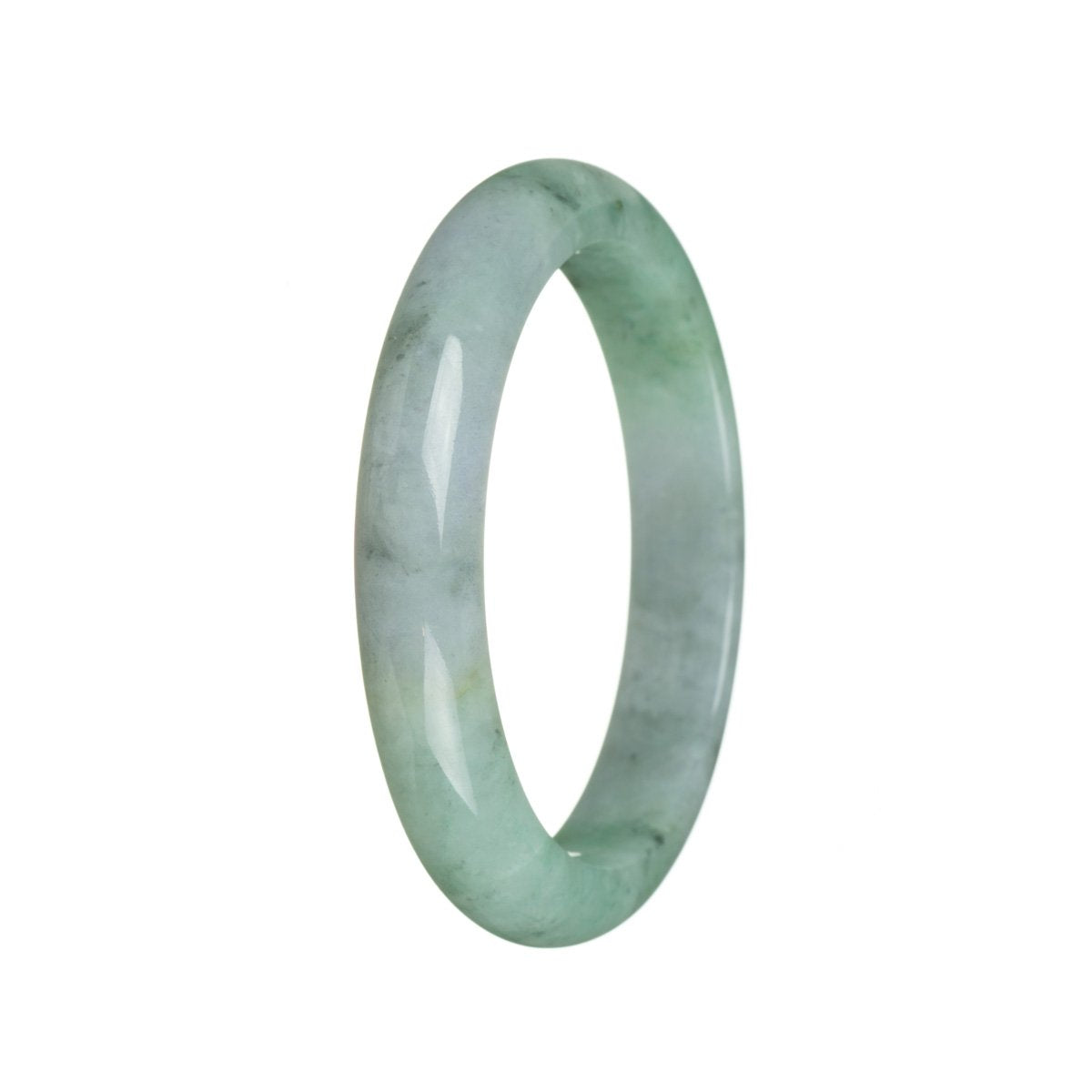 60mm Grade A Jadeite Jade Bangle - MAYS