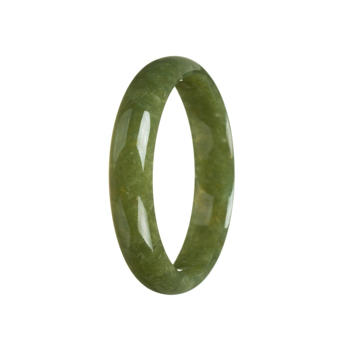 54mm Grade A Jadeite Jade Bangle - MAYS