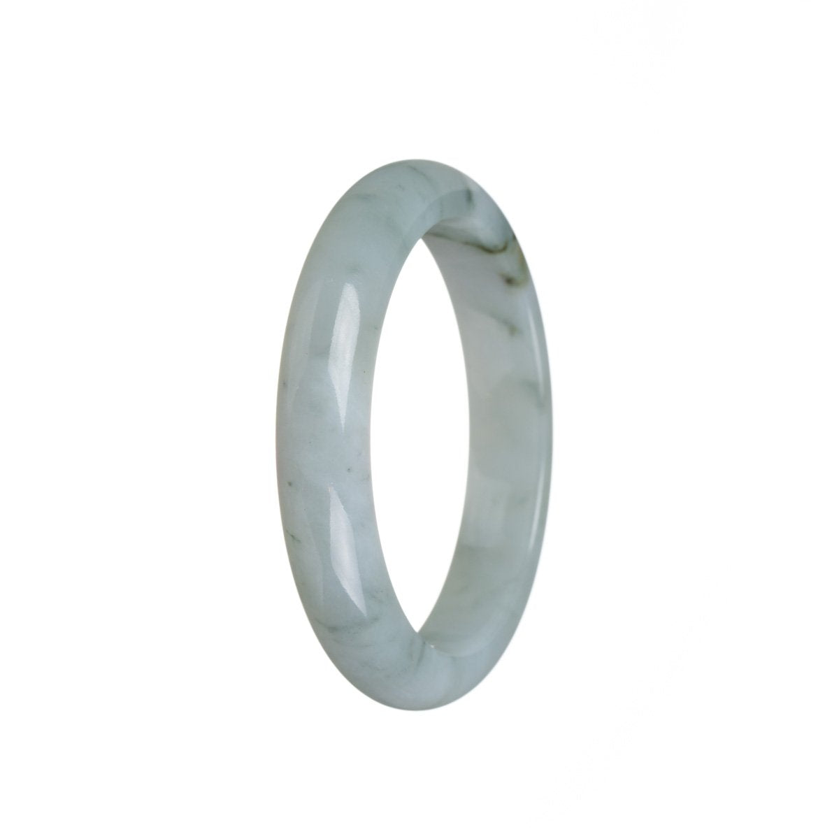 56mm Grade A Jadeite Jade Bangle - MAYS